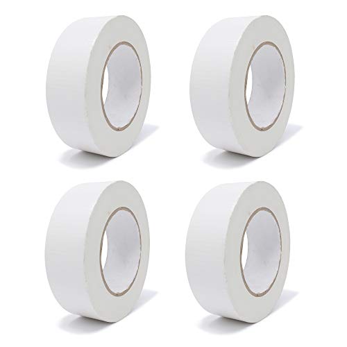 gws Gewebe-Klebeband 4 Rollen Naturkautschuk-Panzer-Duct-Tape | von Hand reißbar | Steinband | 50 m x 38 mm weiß gws Gewebe-Klebeband 4 Rollen Naturkautschuk-Panzer-Duct-Tape | von Hand reißbar | Steinband | 50 m x 38 mm weiß von gws