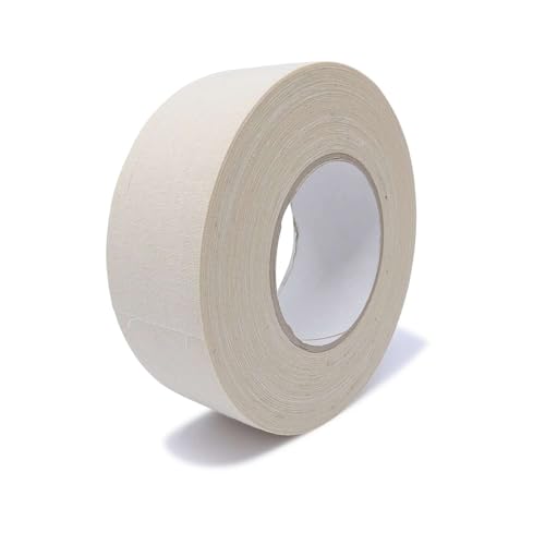 gws Griffband, eine Rolle Klebeband aus besonders reißfesten Zellwollgewebe und hochwertigen Kautschukkleber, besonders flexibel und geschmeidig 50 m x 38 mm, weiss von gws