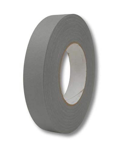 gws Grip- Gewebeband | Klebeband aus besonders reißfesten Zellwollgewebe und hochwertigen Kautschukkleber | besonders flexibel und geschmeidig (grau, 25 mm) von gws