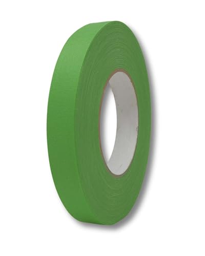 gws Grip- Gewebeband | Klebeband aus besonders reißfesten Zellwollgewebe und hochwertigen Kautschukkleber | besonders flexibel und geschmeidig (grün, 19 mm) von gws