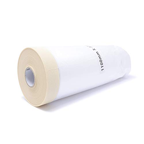 gws Maler-Abdeckfolie mit Krepp-Klebeband 9 Rollen Faltmasker für Maler- & Gipserarbeiten Maskerband in Profi Qualität je Rolle 1100 mm x 33 m gws Maler-Abdeckfolie mit Krepp-Klebeband 9 Rollen Faltmasker für Maler- & Gipserarbeiten Maskerband in Profi Qualität je Rolle 1100 mm x 33 m von gws