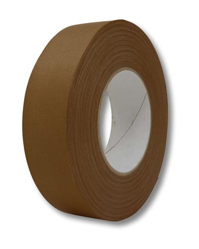 gws Rohgewebe Gewebeband 21541 – 50m x 38mm, braun – Robustes Klebeband für Kabelschutz, Outdoor-Einsätze und Reparaturen – langlebig, flexibel, ideal für Haushalt und Handwerk von gws