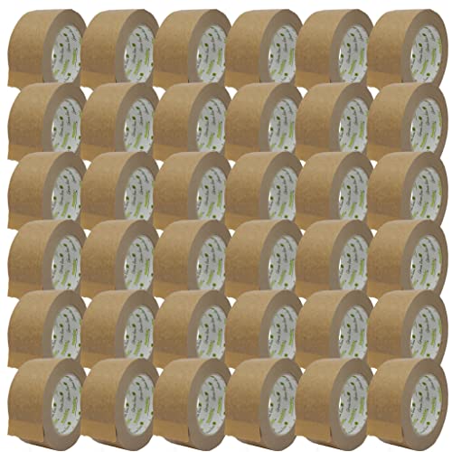 gws 36 Rollen monta 843 Papier-Packband/Naturkautschuk-Klebstoff/nachhaltig/recyclinggerecht/Klebeband für Pakete, Umzug uvm / 50 m x 50 mm, braun gws 36 Rollen monta 843 Papier-Packband/Naturkautschuk-Klebstoff/nachhaltig/recyclinggerecht/Klebeband für Pakete, Umzug uvm / 50 m x 50 mm, braun von gws