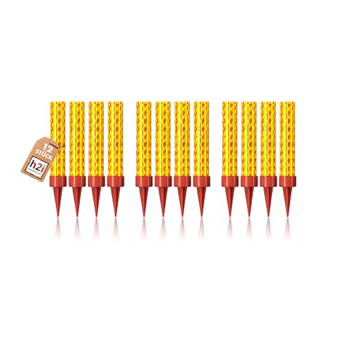 h2i 12 Stück je 30 Sek XXS Pack Eissterne Eisfontäne Sprühkerze für Verlobung-Hochzeit-Geburtstag Jugend-Party-Tisch-Feuerwerk Deko für Kuchen Torten Flaschen eissterne Feuerzeug h2i 12 Stück je 30 Sek XXS Pack Eissterne Eisfontäne Sprühkerze für Verlobung-Hochzeit-Geburtstag Jugend-Party-Tisch-Feuerwerk Deko für Kuchen Torten Flaschen eissterne Feuerzeug von h2i