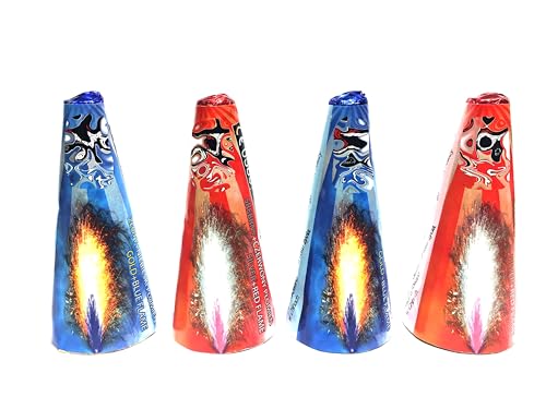 h2i Diamant Vulkan | 4 St. | +/- 20 sek | Outdoor Fontäne mit Silber rot & blauem Funkenregen für Silvester, Halloween & Partys | Kinder & Jugendfeuerwerk | a | Ganzjahresfeuerwerk Kat 1 h2i Diamant Vulkan | 4 St. | +/- 20 sek | Outdoor Fontäne mit Silber rot & blauem Funkenregen für Silvester, Halloween & Partys | Kinder & Jugendfeuerwerk | a | Ganzjahresfeuerwerk Kat 1 von h2i