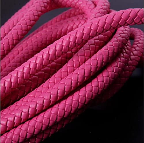 Geflochtenes Seil, 12 mm, 3 m, rund, geflochten, Kunstlederband for Kleidung und DIY-Schmuckhandwerk Geflochtenes Seil, 12 mm, 3 m, rund, geflochten, Kunstlederband for Kleidung und DIY-Schmuckhandwerk von hOnYbmq