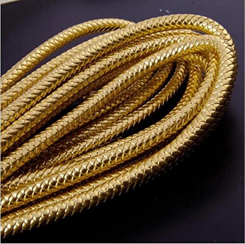 Geflochtenes Seil, 12 mm, 3 m, rund, geflochten, Kunstlederband for Kleidung und DIY-Schmuckhandwerk Geflochtenes Seil, 12 mm, 3 m, rund, geflochten, Kunstlederband for Kleidung und DIY-Schmuckhandwerk von hOnYbmq