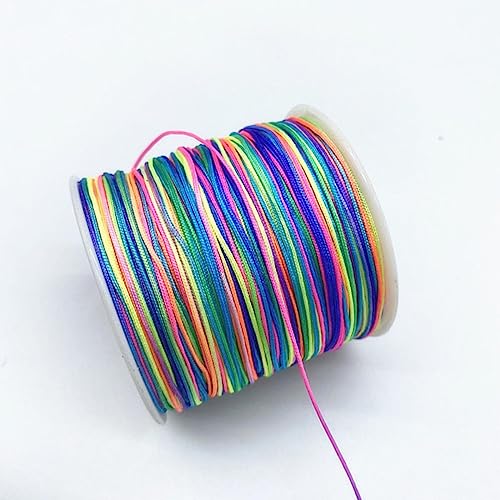 Geflochtenes Seil, 13 m Perlenfaden, chinesischer Knoten, Quaste, Seil, Schnur, Schmuck, DIY, Handwerk, Quaste, Halskette Geflochtenes Seil, 13 m Perlenfaden, chinesischer Knoten, Quaste, Seil, Schnur, Schmuck, DIY, Handwerk, Quaste, Halskette von hOnYbmq