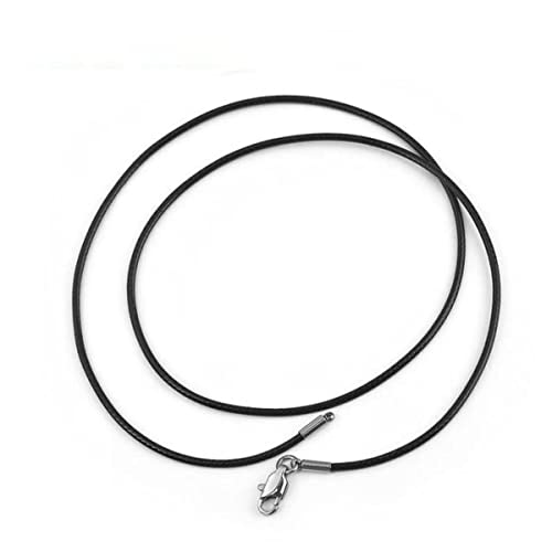 Geflochtenes Seil, 40/45/50/55cm Schwarz Braid Wachs Schnur DIY Anhänger Halskette Schmuck Geflochtenes Seil, 40/45/50/55cm Schwarz Braid Wachs Schnur DIY Anhänger Halskette Schmuck von hOnYbmq