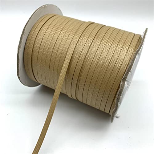 Geflochtenes Seil, 5 Yards 4 mm flaches geflochtenes gewachstes Kordelseil for die Schmuckherstellung DIY Armbandgeflecht Geflochtenes Seil, 5 Yards 4 mm flaches geflochtenes gewachstes Kordelseil for die Schmuckherstellung DIY Armbandgeflecht von hOnYbmq
