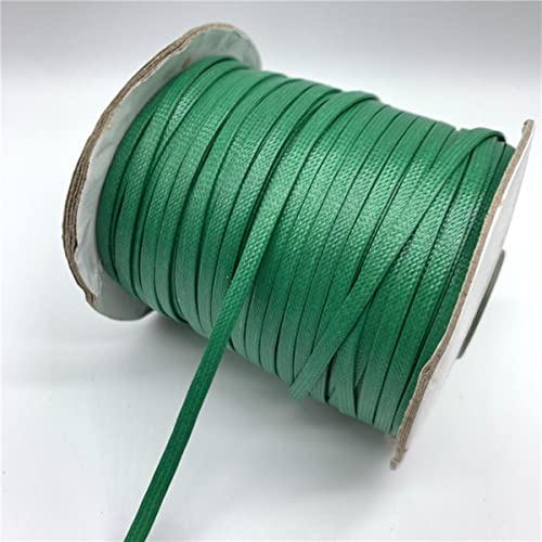 Geflochtenes Seil, 5 Yards 4 mm flaches geflochtenes gewachstes Kordelseil for die Schmuckherstellung DIY Armbandgeflecht Geflochtenes Seil, 5 Yards 4 mm flaches geflochtenes gewachstes Kordelseil for die Schmuckherstellung DIY Armbandgeflecht von hOnYbmq