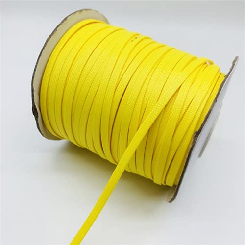Geflochtenes Seil, 5 Yards 4 mm flaches geflochtenes gewachstes Kordelseil for die Schmuckherstellung DIY Armbandgeflecht Geflochtenes Seil, 5 Yards 4 mm flaches geflochtenes gewachstes Kordelseil for die Schmuckherstellung DIY Armbandgeflecht von hOnYbmq