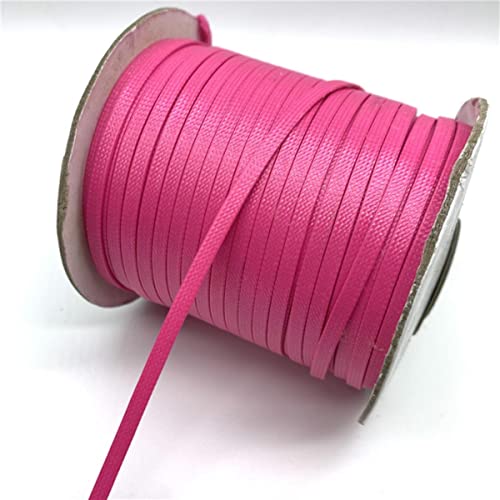 Geflochtenes Seil, 5 Yards 4 mm flaches geflochtenes gewachstes Kordelseil for die Schmuckherstellung DIY Armbandgeflecht Geflochtenes Seil, 5 Yards 4 mm flaches geflochtenes gewachstes Kordelseil for die Schmuckherstellung DIY Armbandgeflecht von hOnYbmq