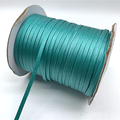 Geflochtenes Seil, 5 Yards 4 mm flaches geflochtenes gewachstes Kordelseil for die Schmuckherstellung DIY Armbandgeflecht Geflochtenes Seil, 5 Yards 4 mm flaches geflochtenes gewachstes Kordelseil for die Schmuckherstellung DIY Armbandgeflecht von hOnYbmq