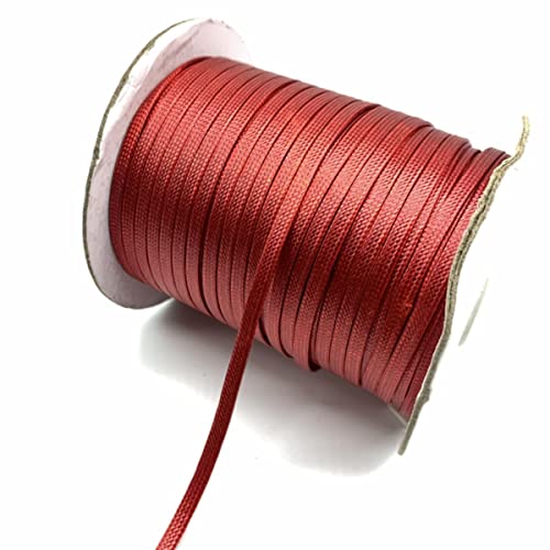 Geflochtenes Seil, 5 Yards 4 mm flaches geflochtenes gewachstes Kordelseil for die Schmuckherstellung DIY Armbandgeflecht Geflochtenes Seil, 5 Yards 4 mm flaches geflochtenes gewachstes Kordelseil for die Schmuckherstellung DIY Armbandgeflecht von hOnYbmq