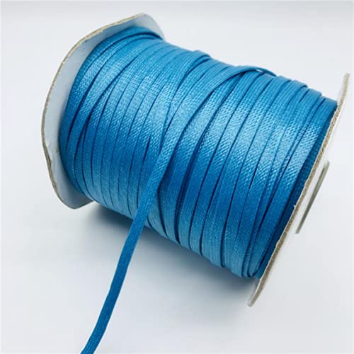 Geflochtenes Seil, 5 Yards 4 mm flaches geflochtenes gewachstes Kordelseil for die Schmuckherstellung DIY Armbandgeflecht Geflochtenes Seil, 5 Yards 4 mm flaches geflochtenes gewachstes Kordelseil for die Schmuckherstellung DIY Armbandgeflecht von hOnYbmq