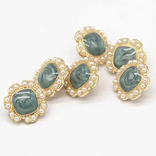 Knöpfe annähen, 10 Vintage Blumen Perlen Gold Metall Knöpfe Kleid Dekoration Nähzubehör Knöpfe annähen, 10 Vintage Blumen Perlen Gold Metall Knöpfe Kleid Dekoration Nähzubehör von hOnYbmq