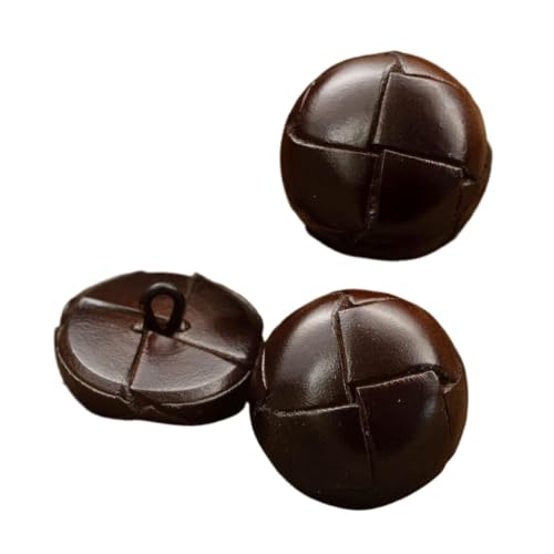 Knöpfe annähen, Vintage Echtleder Knopfschäfte Handgenähte Knopfaccessoires von hOnYbmq