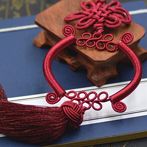 Quaste Ornamente Silk Tassels for Jewelry DIY Home Curtain Sewing Accessories Car Pendant Tassel von hOnYbmq