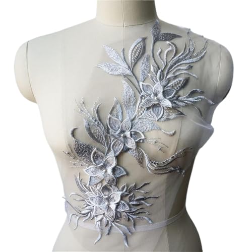 Stickerei-Aufnäher, 3D-Blumen-Quaste, Spitze, Stoff, Applikationen, Besätze, bestickter Kragen, Netzstoff Stickerei-Aufnäher, 3D-Blumen-Quaste, Spitze, Stoff, Applikationen, Besätze, bestickter Kragen, Netzstoff von hOnYbmq
