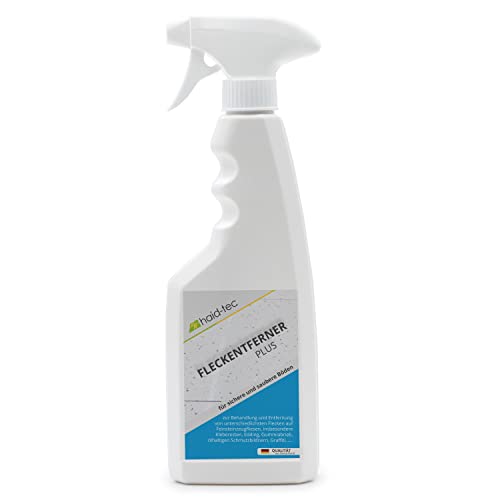 haid-tec Fleckenentferner Plus 500 ml - Klebereste Entferner, Etikettenlöser, Klebstoffentferner zur Entfernung von Öl, Etiketten, Graffiti - biologisch abbaubar - made in Germany von haid-tec geprüfte Oberflächentechnik GmbH