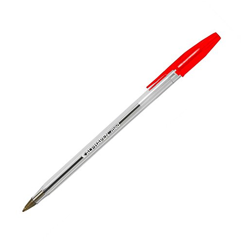 Hainenko Value Kugelschreiber, 0,7 mm, mittelgroß, Rot von Hainenko