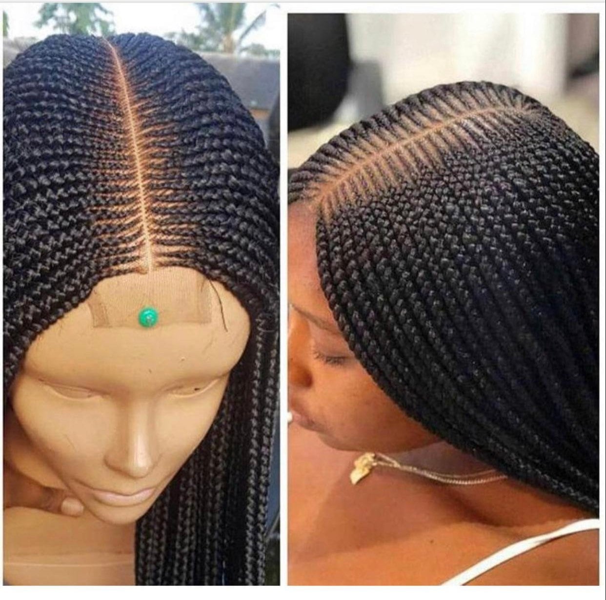 Box Geflecht Perücke Mit Locker Starker Spitze, Flechten Box Geflecht Perücke Mit Locker Starker Spitze, Flechten von hairfficient