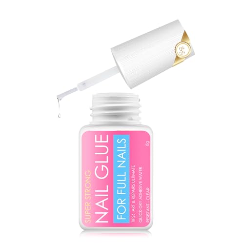 1 * 8g Extra starker Kleber für künstliche Nägel,Kleber zur Reparatur von Nägeln,Klebemittel zum Auftragen von künstlichen Nagelspitzen in der Maniküre,super starker Kleber für Acryl-Nagelspitzen 1 * 8g Extra starker Kleber für künstliche Nägel,Kleber zur Reparatur von Nägeln,Klebemittel zum Auftragen von künstlichen Nagelspitzen in der Maniküre,super starker Kleber für Acryl-Nagelspitzen von halercay