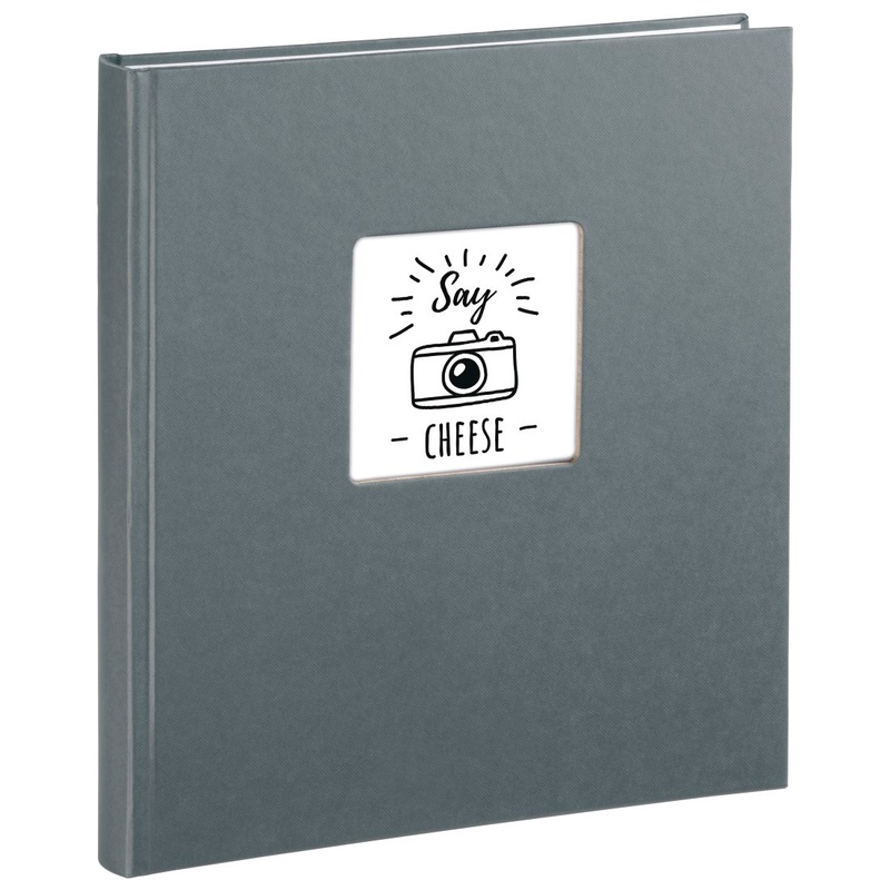 Hama Buch-Album "Fine Art", 29x32 cm, 50 weiße Seiten, Grau von Hama
