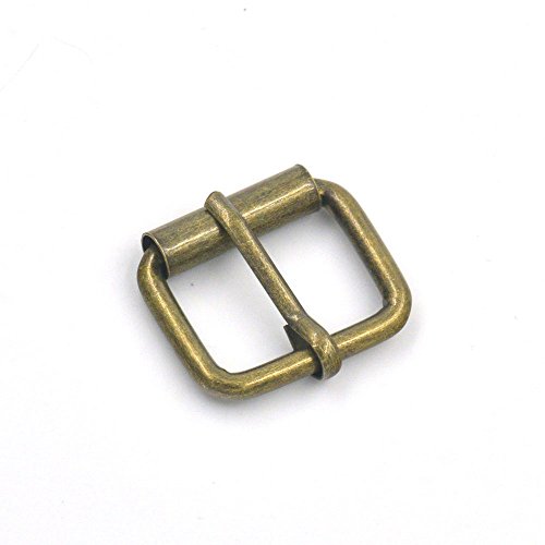 5 PCS 25 mm 2,5 cm Single Zinken Rollschnallen Metall für Leder Gurtband Nickel Gold Bronze bronze von hanhanlop