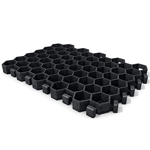 hanit Paddockplatten aus Recycling Kunststoff, hochstabile Pferde Paddock Befestigung, schwarz (3m²) von hanit