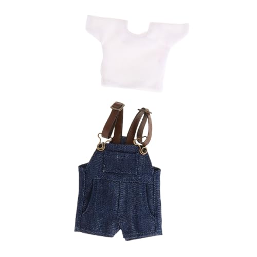harayaa 1/12 Maßstab Weibliche Figur Puppe Kleidung Kleidung T Shirt Und Jeans Shorts harayaa 1/12 Maßstab Weibliche Figur Puppe Kleidung Kleidung T Shirt Und Jeans Shorts von harayaa