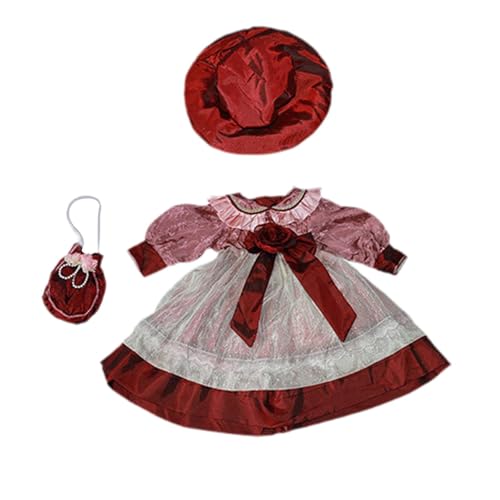harayaa 1/3 Girl Doll Kleiderpuppe Kleidung Koordination Mode für Kinder Geburtstagsgeschenk Weiche Kostüme Kleid für 60 cm-65 cm Puppe, Rot harayaa 1/3 Girl Doll Kleiderpuppe Kleidung Koordination Mode für Kinder Geburtstagsgeschenk Weiche Kostüme Kleid für 60 cm-65 cm Puppe, Rot von harayaa