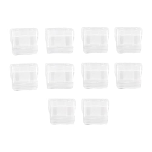 harayaa 10 Stück Büroklammern Folie Klar Schreibwaren Zubehör Tragbare Mini Binder Clips für Büro Tags Bilder von harayaa
