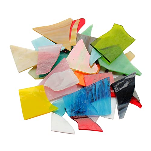 harayaa 500g Glasstücke Bunte Verschiedene Größe Buntglasfliesen DIY harayaa 500g Glasstücke Bunte Verschiedene Größe Buntglasfliesen DIY von harayaa
