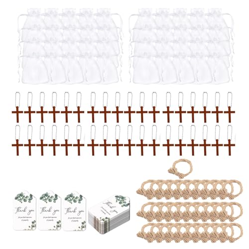 harayaa 50x Organzabeutel zur Beerdigung, Konfirmationsgeschenk für Gäste, Souvenirs, Hochzeit, Souvenir, Dekoration, Hochzeitsgeschenke-Set von harayaa