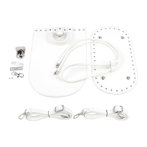 harayaa 7 x PU-Rucksack-Bastelsets, Strick-Set, DIY, Stricken, Häkeln, Taschen für die Herstellung von Geldbörsen, Weiß harayaa 7 x PU-Rucksack-Bastelsets, Strick-Set, DIY, Stricken, Häkeln, Taschen für die Herstellung von Geldbörsen, Weiß von harayaa