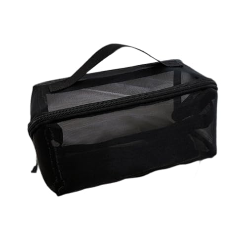harayaa Badetasche aus Netzstoff, hängender Toilettenartikel- und Bad-Organizer, mit Griff, Kleiner schwarzer tragbarer Kulturbeutel zum Aufhängen für harayaa Badetasche aus Netzstoff, hängender Toilettenartikel- und Bad-Organizer, mit Griff, Kleiner schwarzer tragbarer Kulturbeutel zum Aufhängen für von harayaa