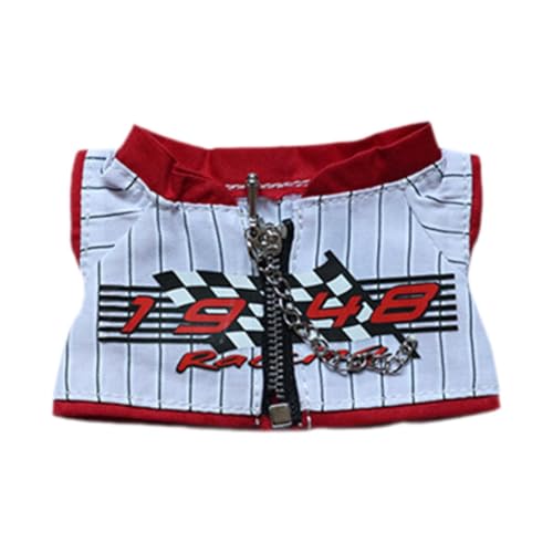 harayaa Fashion Doll Race Jacket Kostüm Handgemachte Kleidung Miniaturkleidung für 17cm Puppen von harayaa