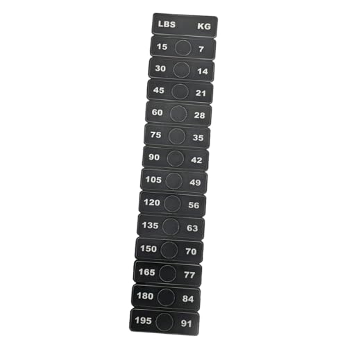 harayaa Gewicht Stapel Etiketten Zubehör Aufkleber Gewicht Block Aufkleber für Gym Body Building, Länge 6.3 Cm harayaa Gewicht Stapel Etiketten Zubehör Aufkleber Gewicht Block Aufkleber für Gym Body Building, Länge 6.3 Cm von harayaa