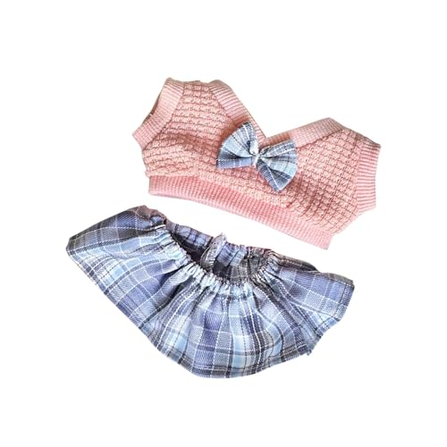 harayaa Kleidung für 20 cm Plüschpuppen, Pullover, Kleid Und Teil, Geschenk für Liebhaber Weicher Und Süßer Puppen, Stilvolle Accessoires, Rosa Pulloveroberteil harayaa Kleidung für 20 cm Plüschpuppen, Pullover, Kleid Und Teil, Geschenk für Liebhaber Weicher Und Süßer Puppen, Stilvolle Accessoires, Rosa Pulloveroberteil von harayaa