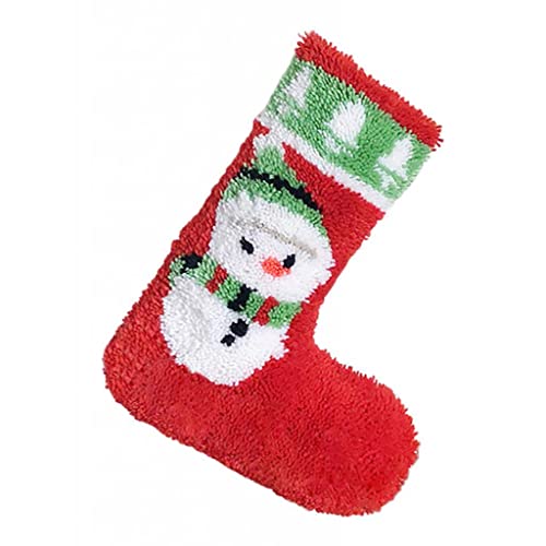 harayaa Kreative Knüpf Sets Zum Knüpfen von Weihnachtsteppichen, Schneemann harayaa Kreative Knüpf Sets Zum Knüpfen von Weihnachtsteppichen, Schneemann von harayaa