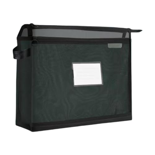 harayaa Ordnerdatei Organizer der Mesh -Datei mit Etikettentasche, Handtasche Testpapier -Aufbewahrungsbeutel -Dokument Organizer für Quittungen, von harayaa