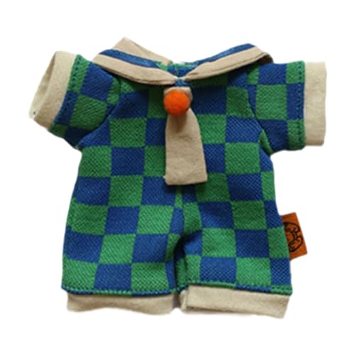 harayaa Plüsch Puppe Kleidung Outfit Spielzeug Bär Outfits Decor Miniatur Handgemachte Overall für von harayaa