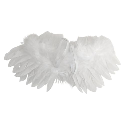 harayaa Puppenflügel Kostümzubehör, Handgefertigte Kleidungs Outfits für 15–17 cm Große Puppen, Verkleiden Geburtstagsgeschenke, Weiß harayaa Puppenflügel Kostümzubehör, Handgefertigte Kleidungs Outfits für 15–17 cm Große Puppen, Verkleiden Geburtstagsgeschenke, Weiß von harayaa