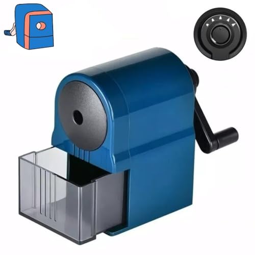 Multifunktionaler Bleistiftspitzer, 5 Gänge, Schreibtisch-Drehhelix-Bleistiftspitzer, Cutte Multifunktionaler Bleistiftspitzer, 5 Gänge, Schreibtisch-Drehhelix-Bleistiftspitzer, Cutte von hardinox