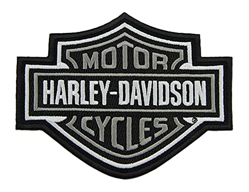 Harley-Davidson Aufnäher 5.6″ Bar & Shield B&W Patch von HARLEY-DAVIDSON