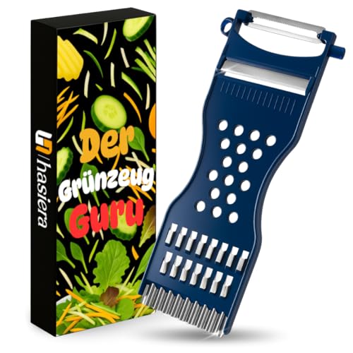 hasiera Der Grünzeug Guru 6-in-1 Gemüseschneider & Sparschäler – Gemüsehobel, Julienneschneider, Reibe Edelstahl & Kartoffelschäler, ideal für Obst & Gemüse hasiera Der Grünzeug Guru 6-in-1 Gemüseschneider & Sparschäler – Gemüsehobel, Julienneschneider, Reibe Edelstahl & Kartoffelschäler, ideal für Obst & Gemüse von hasiera