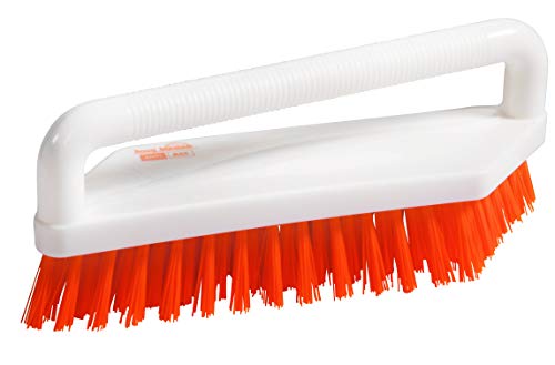 haug bürsten - Anti Bac Scheuerbürste - Antibakteriell - Farbe: Weiß mit orangen Borsten - Größe: 180 x 48 x 22 mm - Made in Germany haug bürsten - Anti Bac Scheuerbürste - Antibakteriell - Farbe: Weiß mit orangen Borsten - Größe: 180 x 48 x 22 mm - Made in Germany von haug bürsten