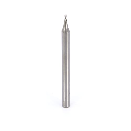 VHM Mikrofräser Ø 0,2–0,9 mm – Vollhartmetall Micro CNC Fräser – Hochpräzise Einzeln erhältlich – für Metall, Kunststoff, Platinen (0,4 mm) von hc-maschinentechnik